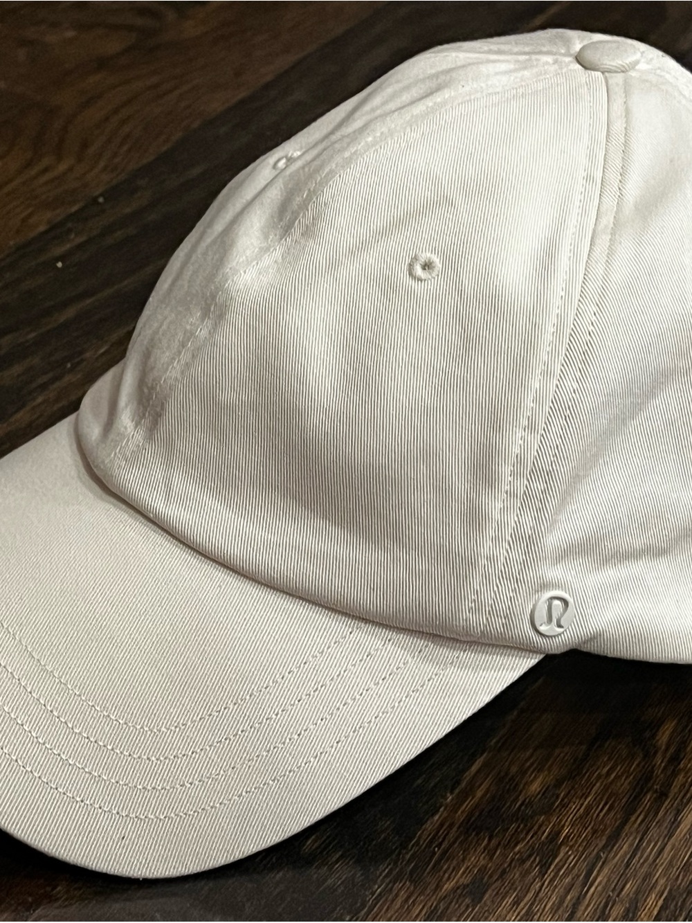 lululemon athletica Women’s White Logo Baseball Cap